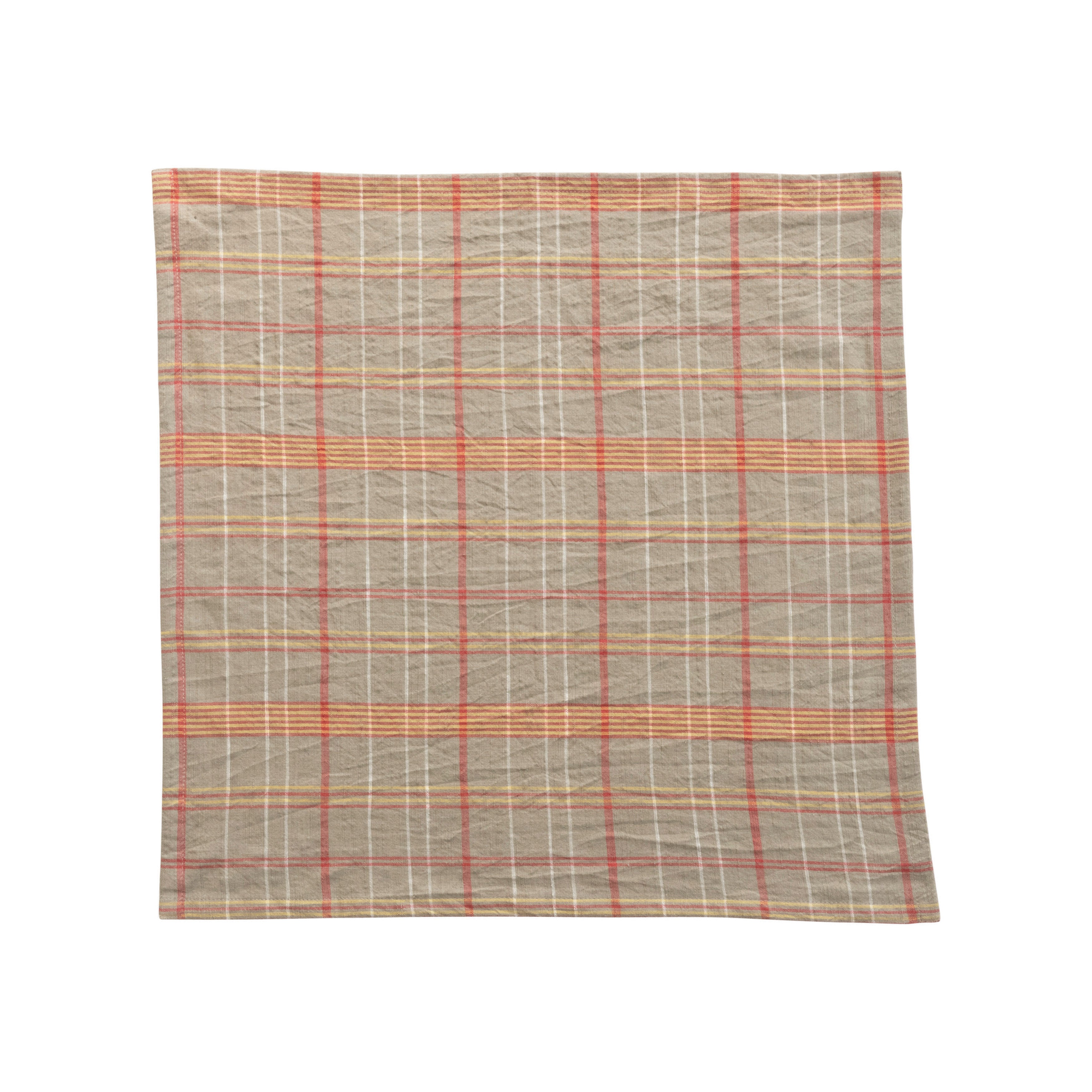 Cotton Plaid Napkins