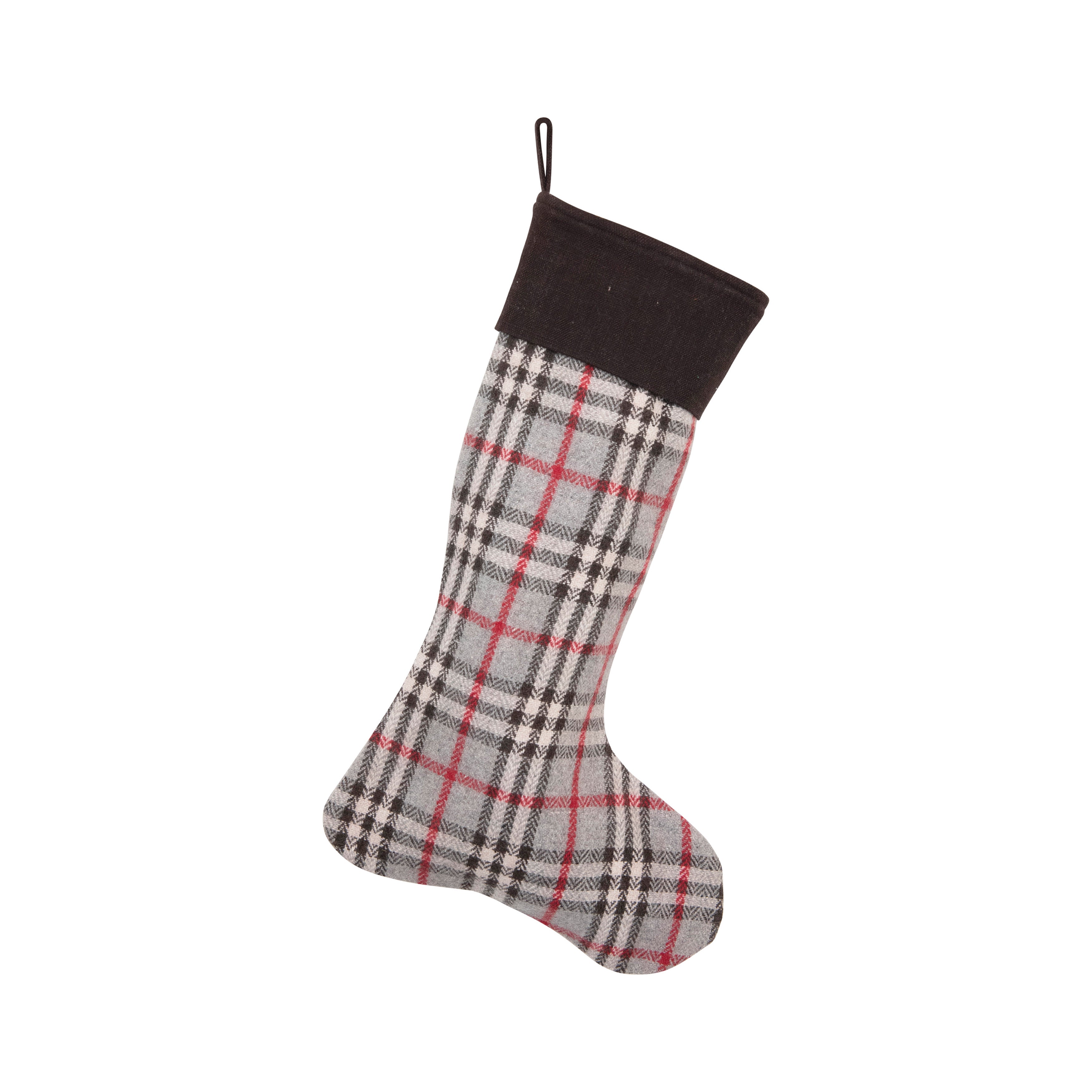 Wool Plaid Stocking