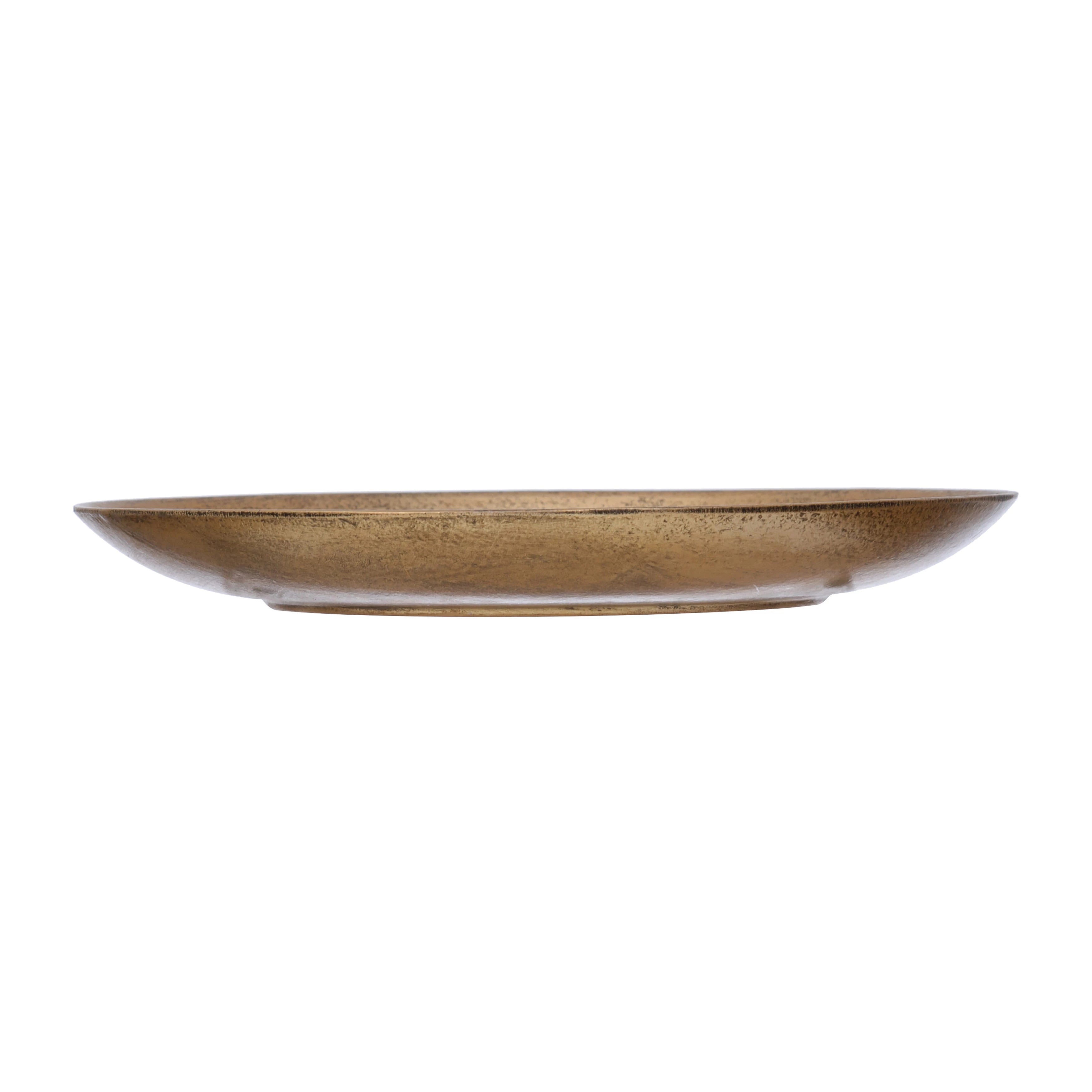 Round Gold Tray